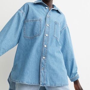 H&M Oversized Denim Shirt